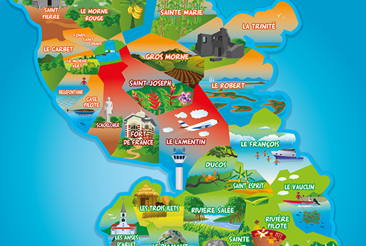 carte magnets Martinique