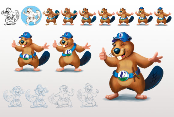 Mascotte Victor - Volvic