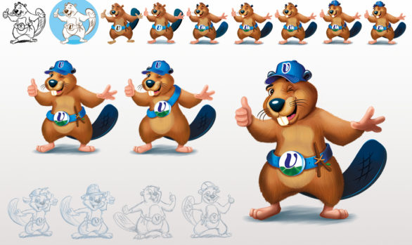 Mascotte Victor - Volvic